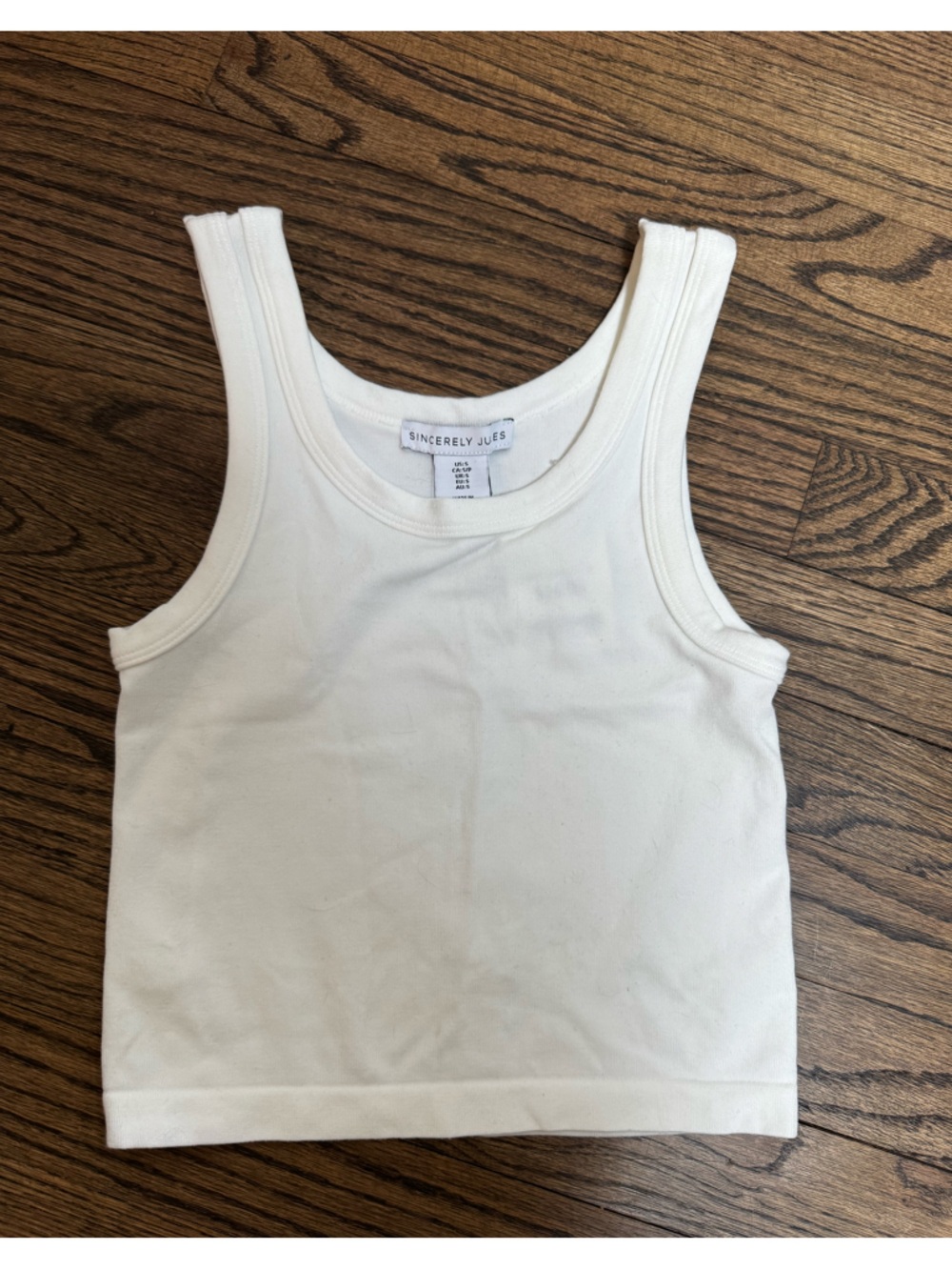 NWT Sincerely Jules White Top